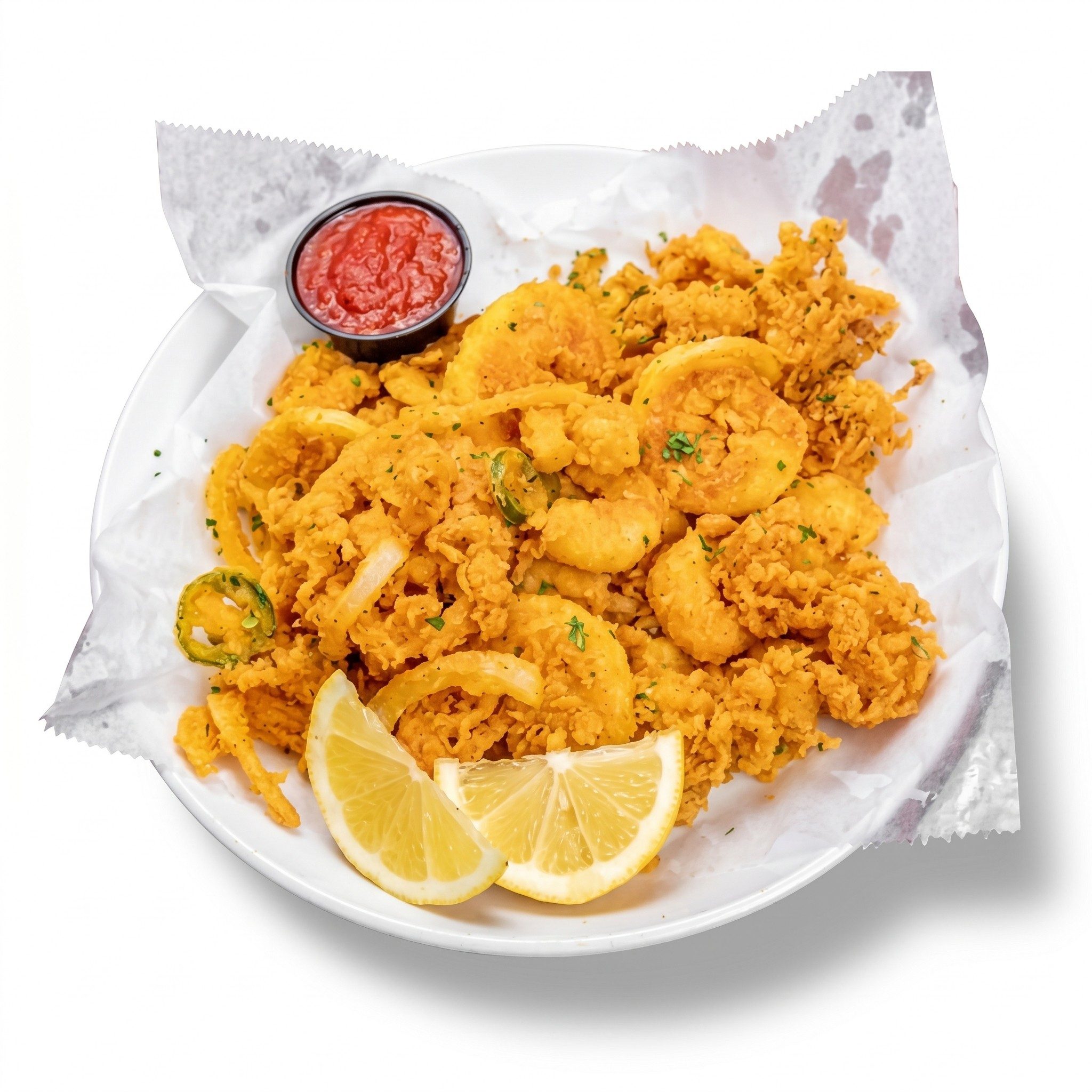 Fried Shrimp & Calamari.